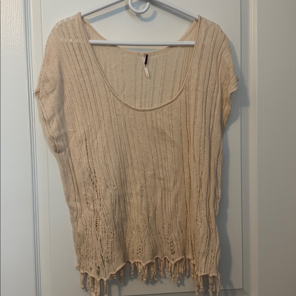 Free people fringe top